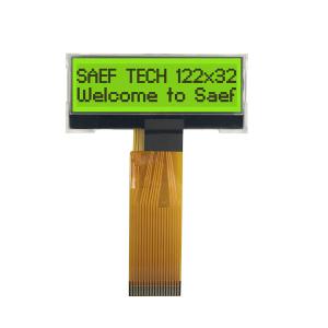 China 3V MCU Interface Monochrome Graphic LCD Display 122x32 STN Positive wholesale