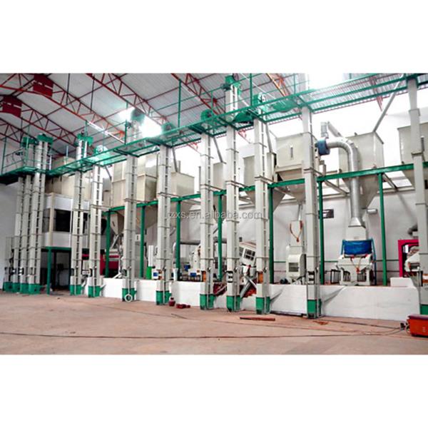 Quality 100 tons per day heavy auto rice husk milling machine color sorter rice mill MCHJ100-4 for sale