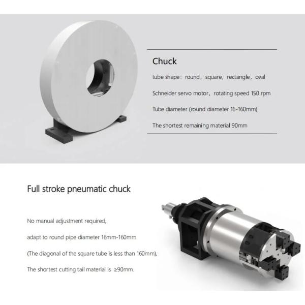 Automatic Loading And Unloading Raycus IPG Fiber Laser Cutter