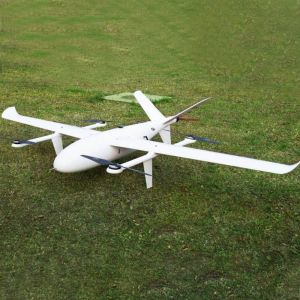 China Camera Gimbal VTOL Fixed Wing Drone Payload 10KG 26m/S Cruising Speed 150minutes Endurance UAV HXAYK350 on sale