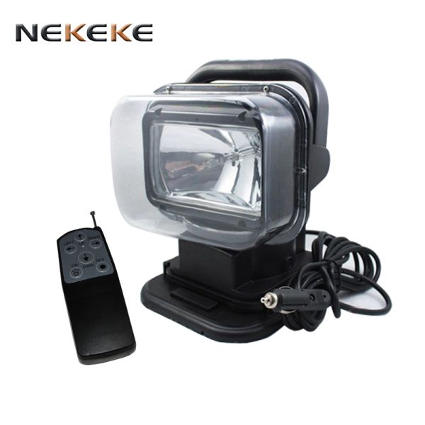 Wireless Remote Control HID Searchlight with 5000LM Lumen and IP67 Waterproof for Marine and Outdoor Use
