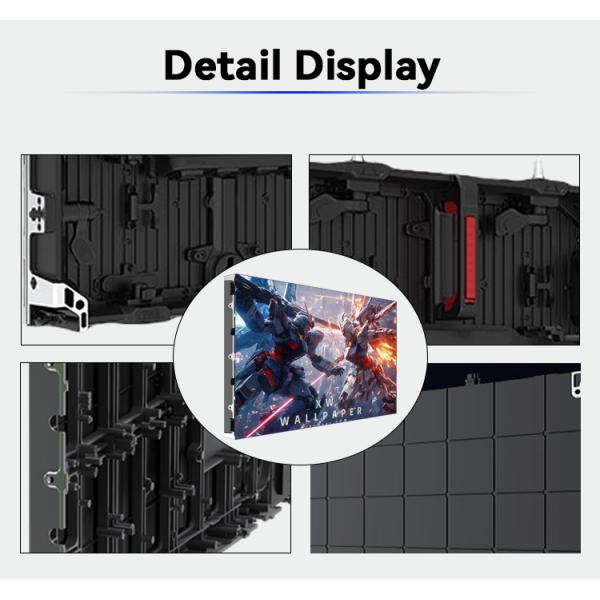 1.25mm Flexible Outdoor Commercial Led Display Screen P3 3840x2160