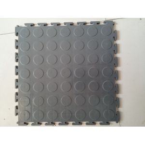 China PVC stud/coin top interlocking floor tiles 305 wholesale
