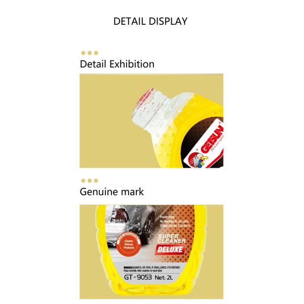 2L Premium Car Wash Shampoo Detailing High Foaming MSDS Certificated