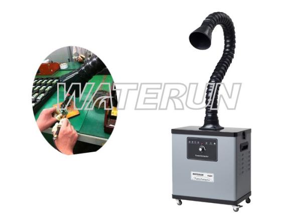 Quality Simple Filtering Exhaust Extraction System Soldering Fume Extractor Machine 80W for sale