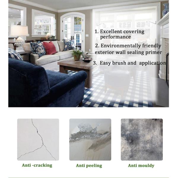 Exterior Wall House Engineering Building Decoration Alkali-Resistant Sealing Primer