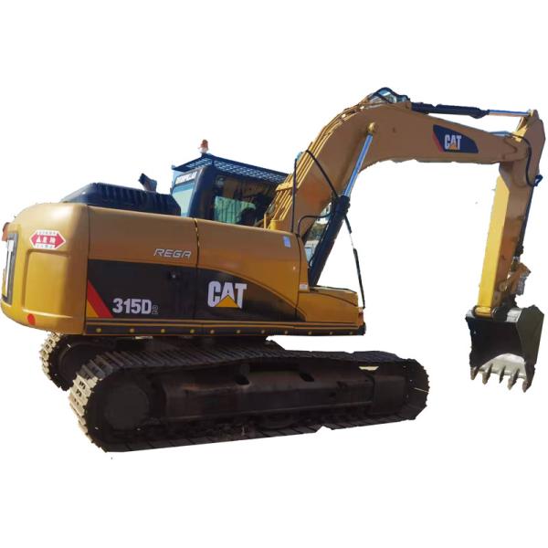20-Ton Used Caterpillar Excavator Cat 315D 1M Bucket 91kW Power 3500 Working Hours Video Inspection