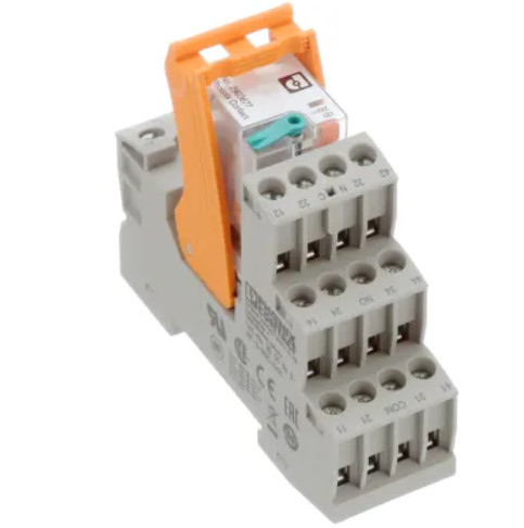 100% Original Phoenix 2903320 Contact Relay RIF-2-RSC-LDP-24DC/4X21