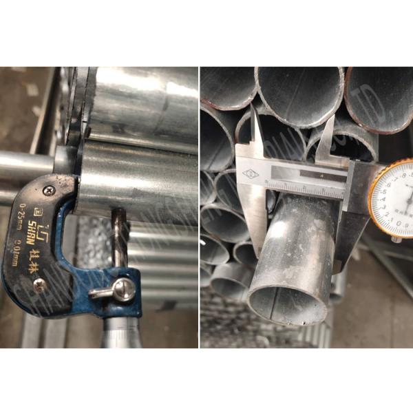 2.5-4.5mm Round Galvanized Steel GI Pipe Hot Dipped Zinc Coated and Invoiced by Actual Weight for Industry