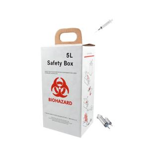 China Portable Personalized Medline Sharps Containers , Safety Box Medical For Hospital wholesale
