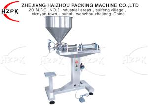 100-1000ml Semi Automatic Paste Filling Machine , Honey Small Filling Machine