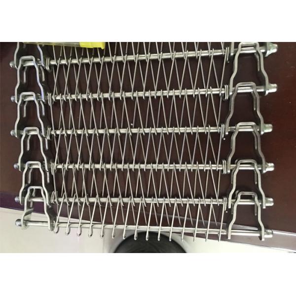 304 Stainless Steel Spiral Mesh Belt For Filtering And Clearing Fruits