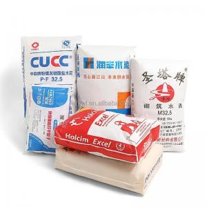China Cement Packing Bag AD STAR KON Pp Woven Cement Bag For Holcim 25kg To 50kg on sale
