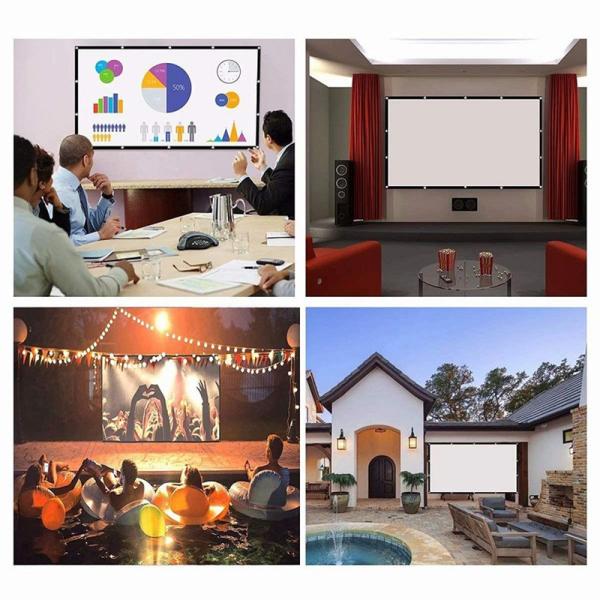Electronic Long Throw Laser Lighting Projector Wireless Full HD With Speaker