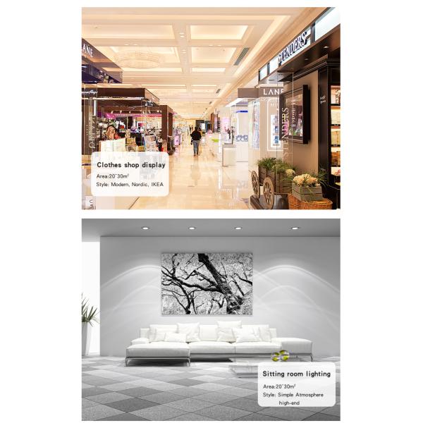 Small LED Rail Spotlights CREE IP20 Waterproof Anti Glare Nonflicker