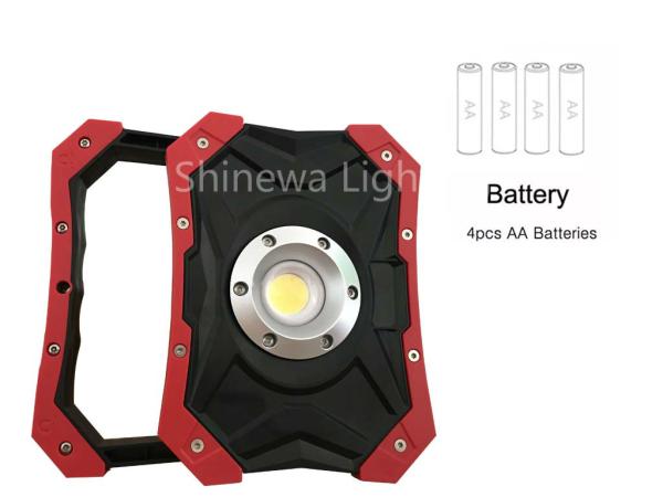 Quality AA Battery Powered Handheld LED Work Light 7 Hours Run Time Magnetic Stand for sale