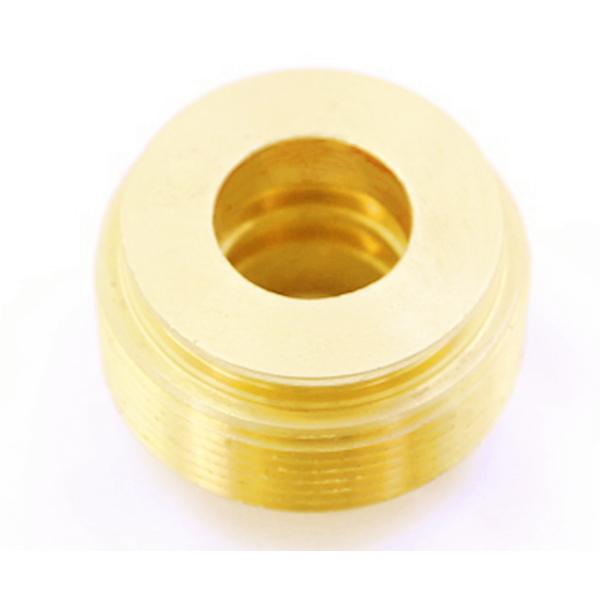 Thread Bushing Plug Hot Forged Parts Brass / Copper Tolerance ± 0.005mm