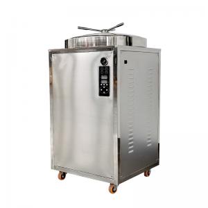 China High Pressure Steam Sterilizer Vertical Autoclave Stainless Steel 8KW Automatic Mushroom wholesale