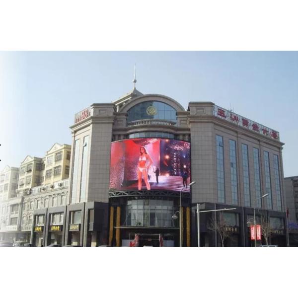 Corner Seamless 90 Degree Led Screen 10mm Led Display Energy Saving