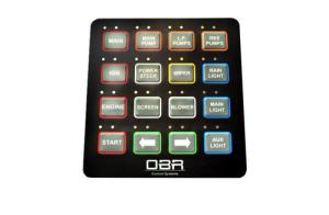 Embossed Tactile Push Button Membrane Switch with Graphic Overlay