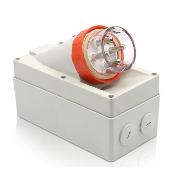 IP66 Australian Standard Industrial Inverted Plug Outdoor Waterproof Plug Multi-Pin Round Hole Plug Surface Mounted Inverted Plug