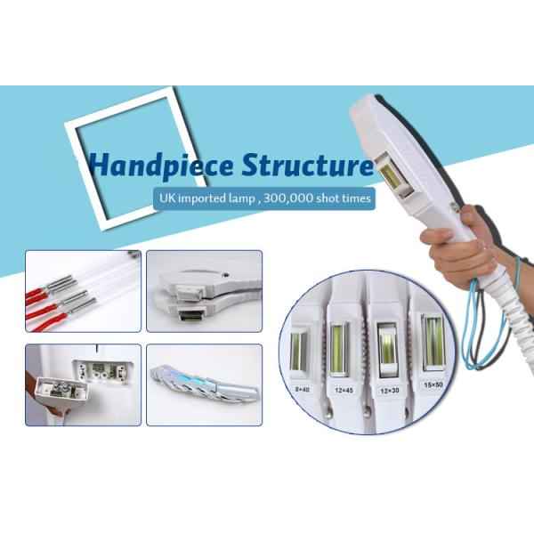 Painless Portable IPL Laser Machine Waterproof With Air Water Wind Semiconductor Cooling Gel