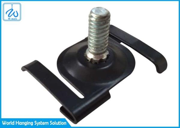 Quality SGS Drop Ceiling T Bar Attachment Clip Parts For Suspended Ceiling / Track Lighting for sale