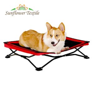 China Outdoor Trampoline Steel Framed Elevated Pet Dog Bed 120x61x25cm on sale