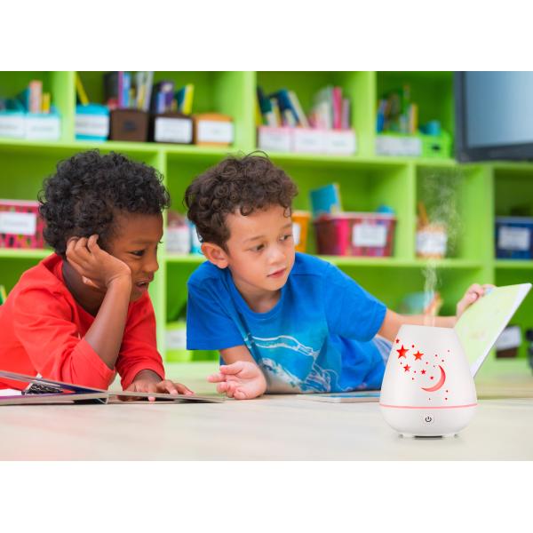Colorful Mist Spray Mini USB Ultrasonic Air Humidifier For Kids