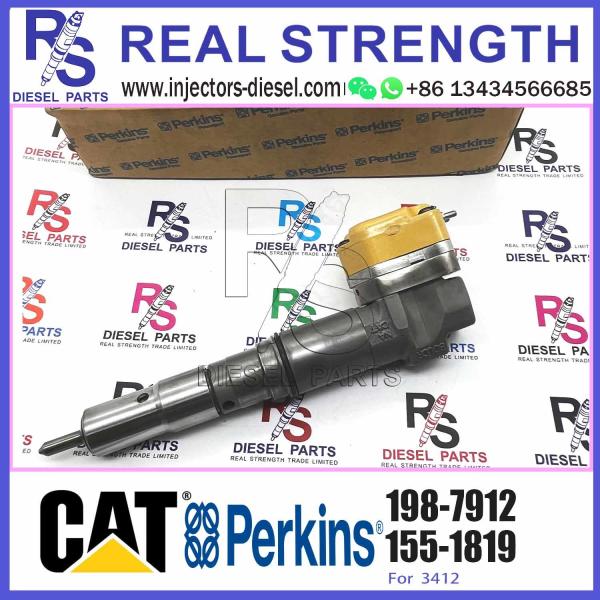 Excavator Spare Parts Diesel Fuel Injector 174-7526 198-6877 232-1166 198-7912 For Caterpillar 3412E 651E 657E 69D