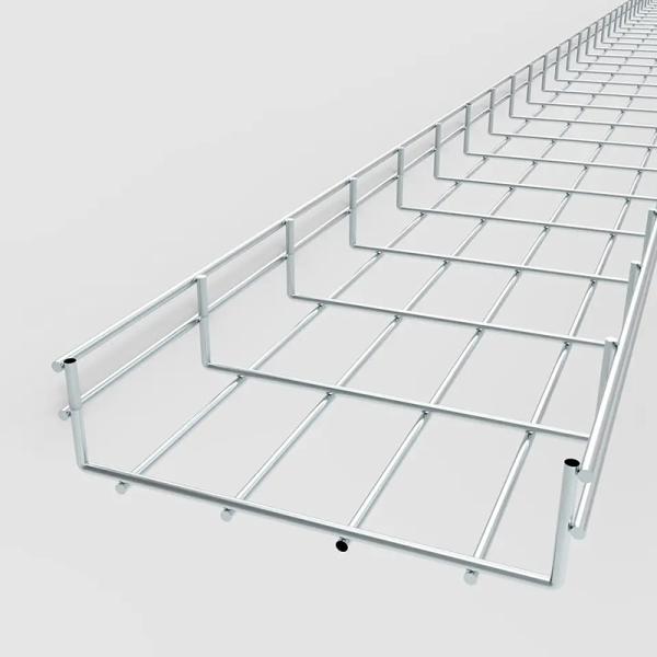 ElectroGalvanized Wire Tray Rectangular Wire Mesh Basket Cable Tray Grid