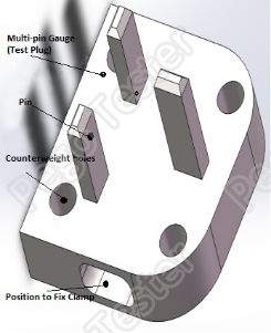 test plug Mechanical SUS304 Withdrawal Force Testing Equipment IEC60884-1