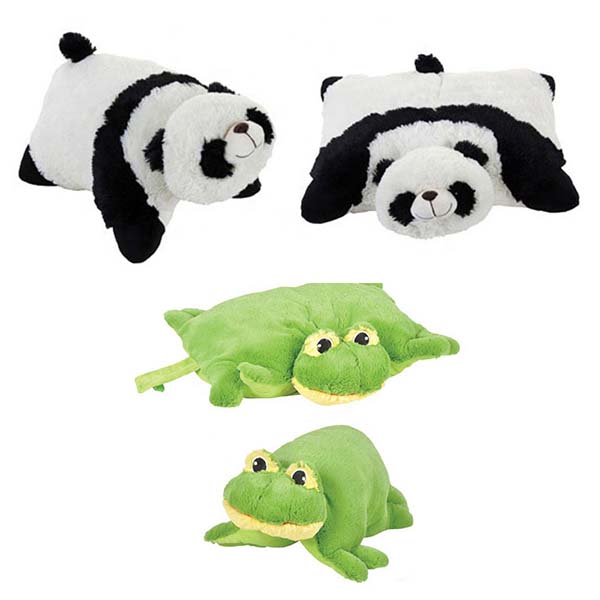 BPA Free Washable Chenille Animal Shaped Soft Plush Pillow