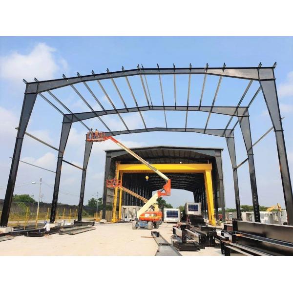 Prefabricated Portal Framed H Section Column Steel Structure Earthquake