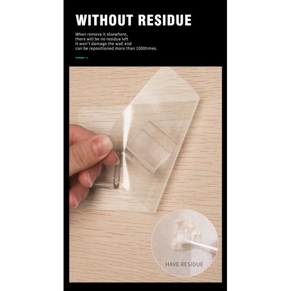 No-Drilling Needed Wire Shelf Hanger Shower CaddySelf Adhesive Strips Bathroom Fixtures And Accessories