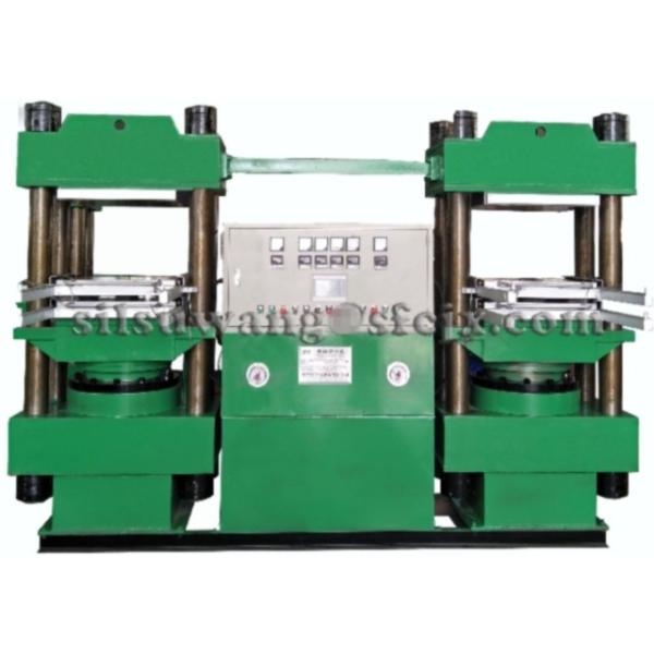 Two Station Twin Vulcanizing Press Machine PLC Control