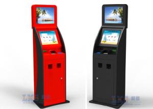 Cash , Credit Card and Checks Interactive Information Bank Self Service Kiosk