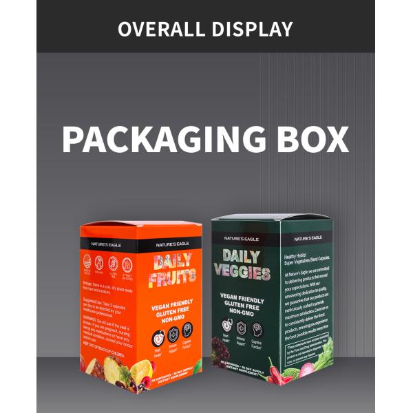 Matt Lamination Cardboard Folding Box For Medicine Essential Oil Bottle