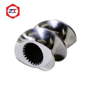 Reverse Kneading Block Extruder Screw Elements Intense Shearing Design
