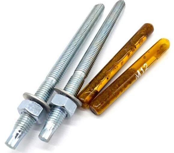 Quality Galvanized Steel M8 - M30 Chemical Anchor Bolts High Strength 4.8 Grade ISO10664 for sale