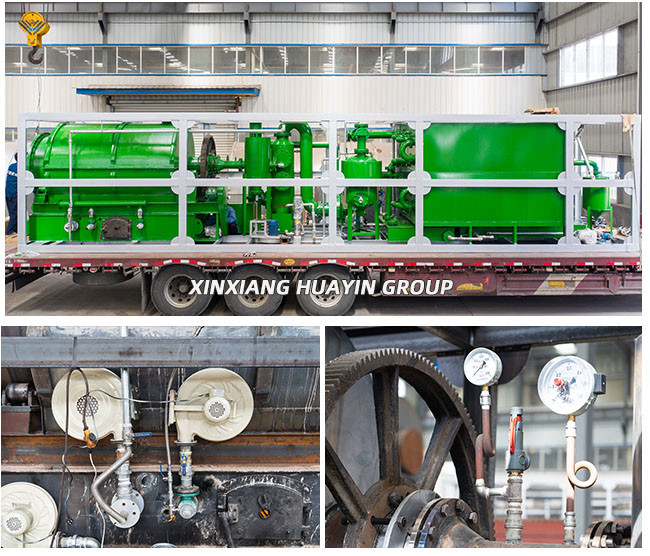 500kg Portable Pyrolysis Machine Container Batch Type