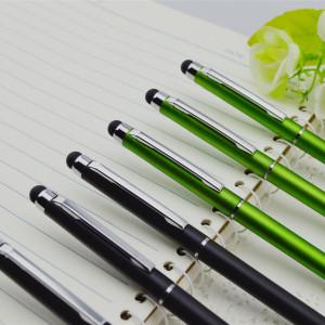 Quality Factory hot selling and high quality plastic rubber square shape hotel pen with stylus for sale