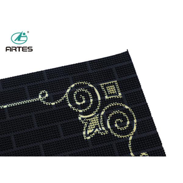 Entrance Home Custom PVC Door Mats Wrinkle Resistant With Printed Pattern