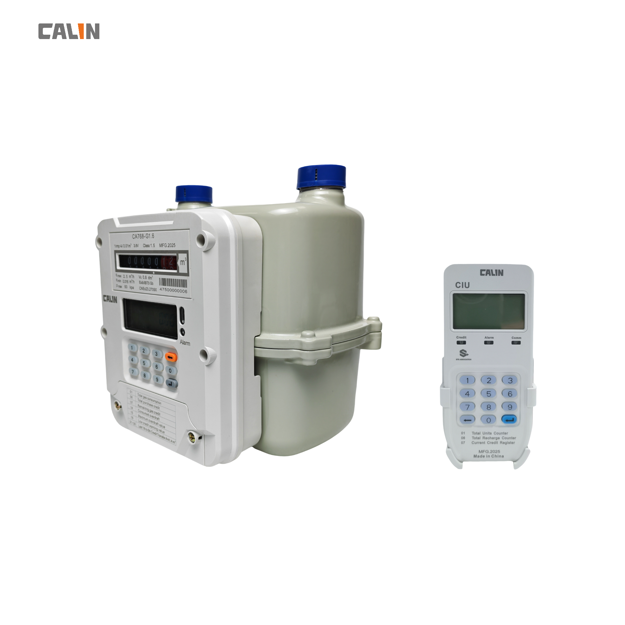 Aluminum Body Keypad AMR Gas Prepayment Meter Prepaid Smart Meters