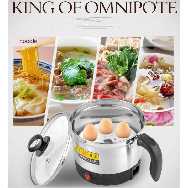 Low Noise Multifunction Electric Pot Food Grade Portable Electric Cooking Pot