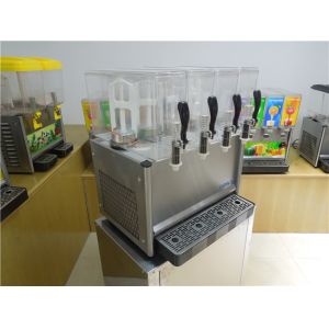 Four Tanks Fresh Juice Dispenser Machine , Restaurant / Party Beverage Dispenser