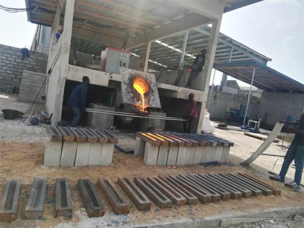 Quality Water Cooling Scrap Steel 250kg Melting Induction Furnace for sale