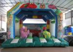 Attractive Toddler Custom Made Inflatables Dinosaur Bounce House Silk Printing