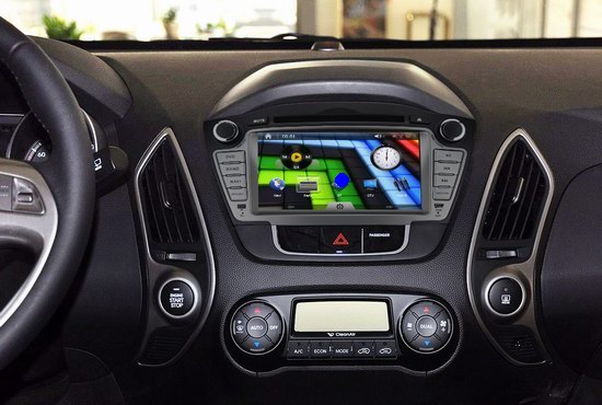 7 inch 2 din touch screen Hyundai IX35 car radio with bluetooth gps navigation OCB-8635