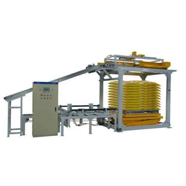 Plastic Cement Palletizer Conventional Bag Palletizer Safety Conveyor